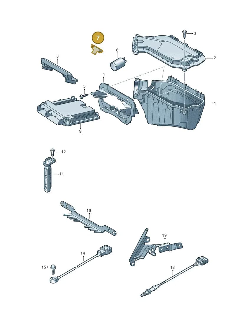 8K0971824C — Audi RS5 Cabrio (2012-2015) diagram 759906000, position 7