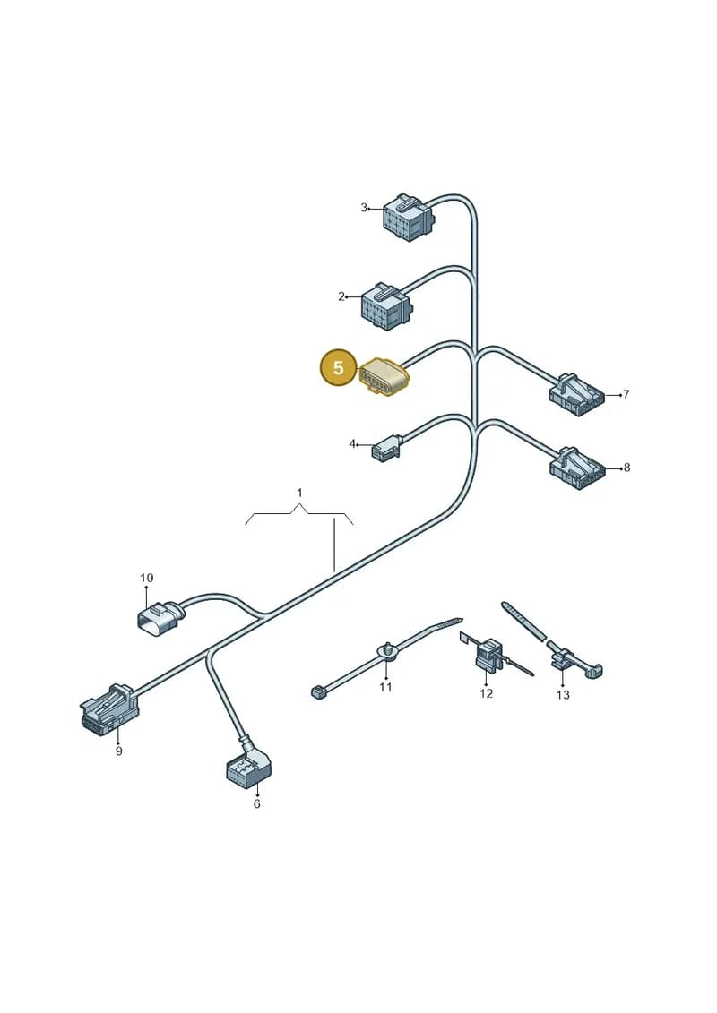 8K0972706 — Audi RS6 Avant (2019-2025) diagram 435972900, position 5