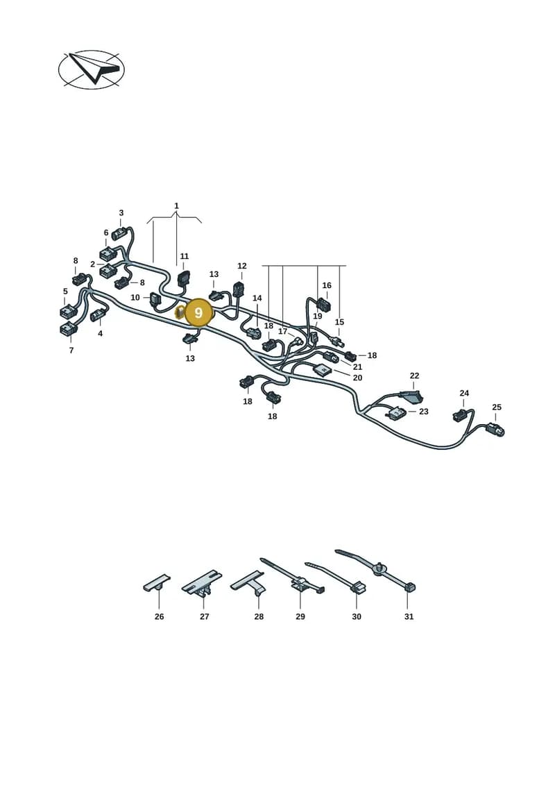 8K0972706 — Audi RS e-tron GT (2020-2025) diagram 4j1972660, position 9