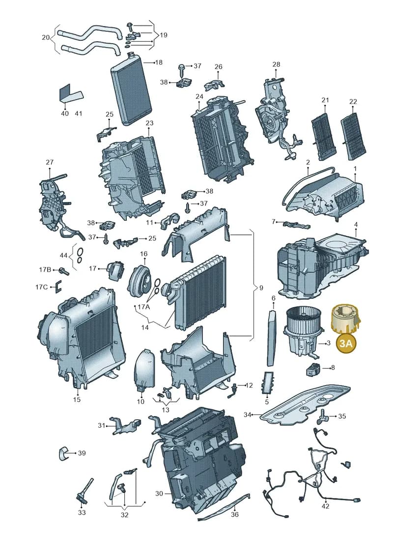 8K1815057 — Audi Q5 (2009-2018) diagram 620820300, position 3A