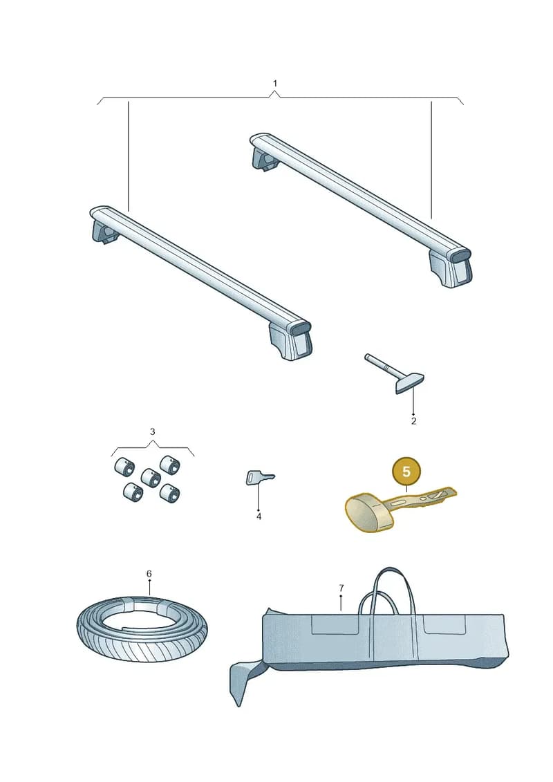 8K9071209E — Audi A4 (2015-2025) diagram 849071031, position 5