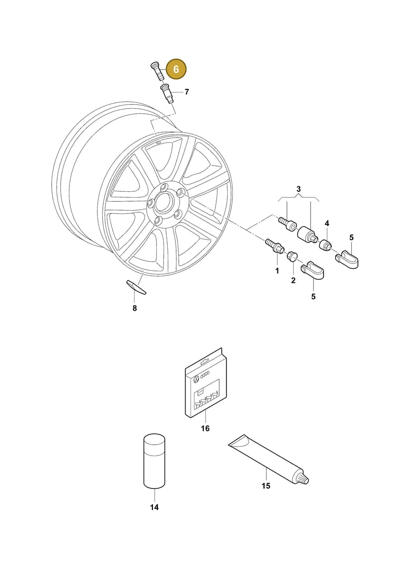 8K9601361 — Audi E-tron (2020-2023) diagram 4kc601020, position 6