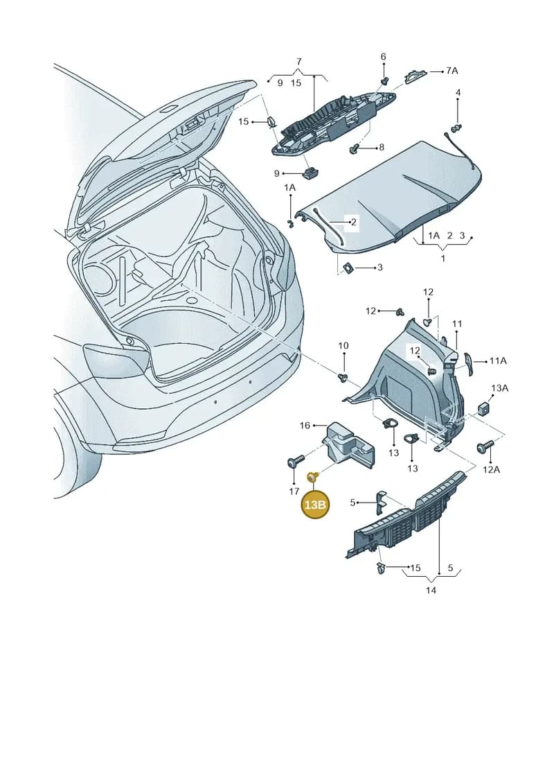 8P0853909 — SEAT Arona (2017-) diagram 835867800, position 13B