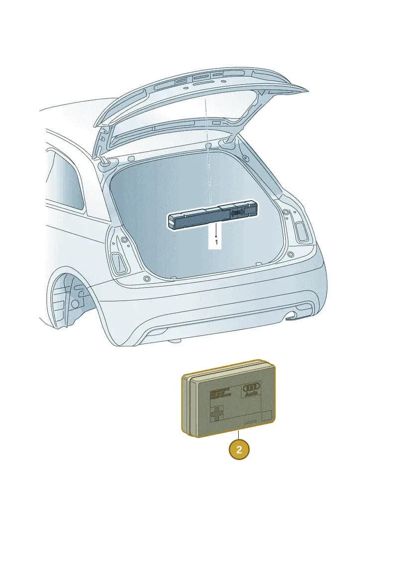 8P0860282Q — Audi A1 Sportback (2018-2025) diagram 792860000, position 2