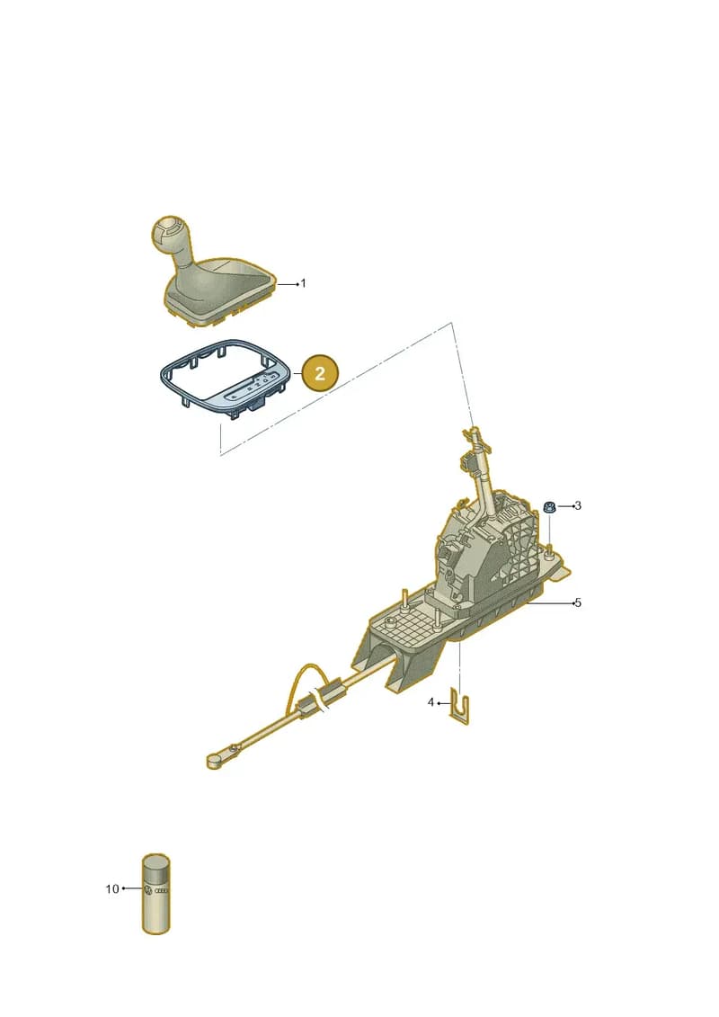 8P1713463A — Audi RS Q3 (2013-2018) diagram 728713100, position 2