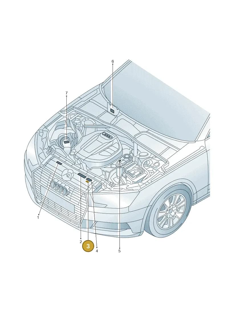 8R0010515R — Audi RS4 Avant (2017-2025) diagram 849010150, position 3