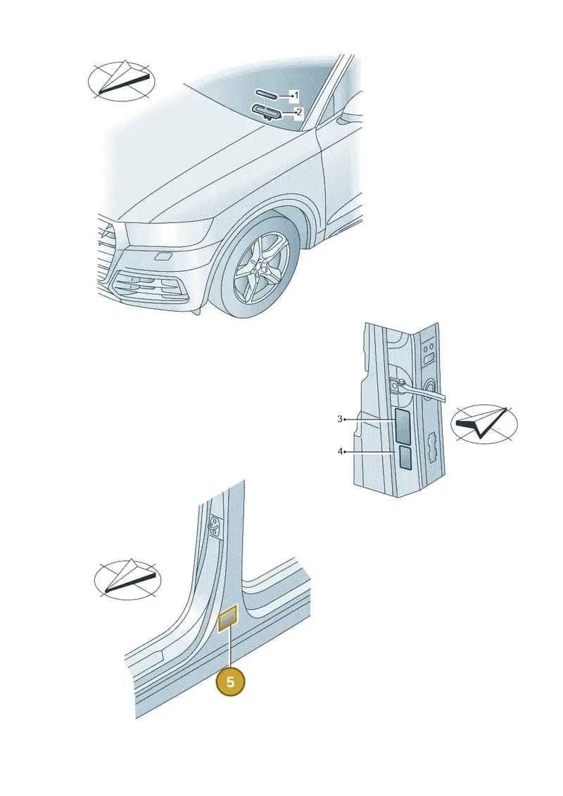 8R0010559B — Audi Q5 (2016-2025) diagram 896010200, position 5