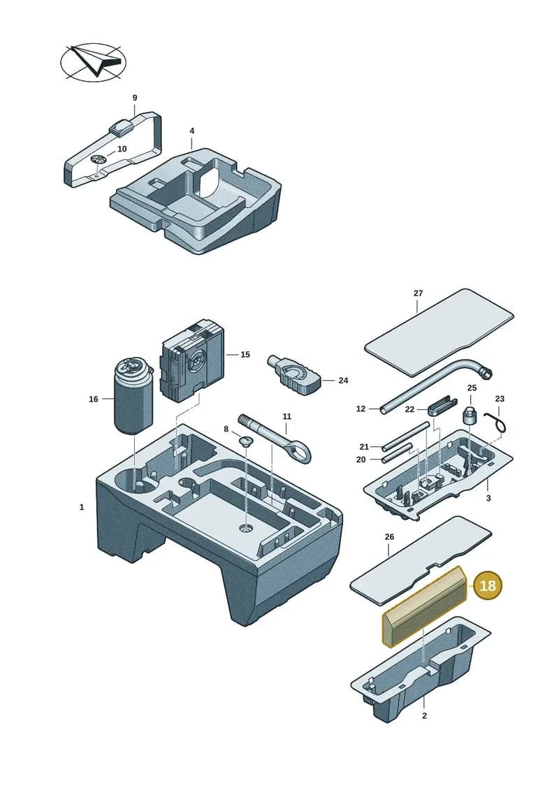 8R0012115C — Audi A5 Limousine (2024-2025) diagram 8wk011100, position 18