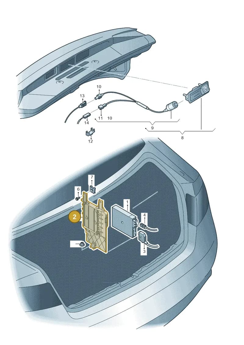 8R0035209B — Audi Q5 qu. 2.0 TDI (2012-2017) diagram 620907400, position 2