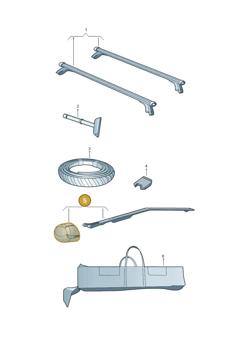 8R0071209 — Audi A6 Avant (2012-2018) diagram 858071300, position 5