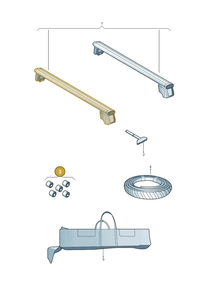 8R0071712P — Audi RS6 Avant (2019-2025) diagram 595071300, position 3