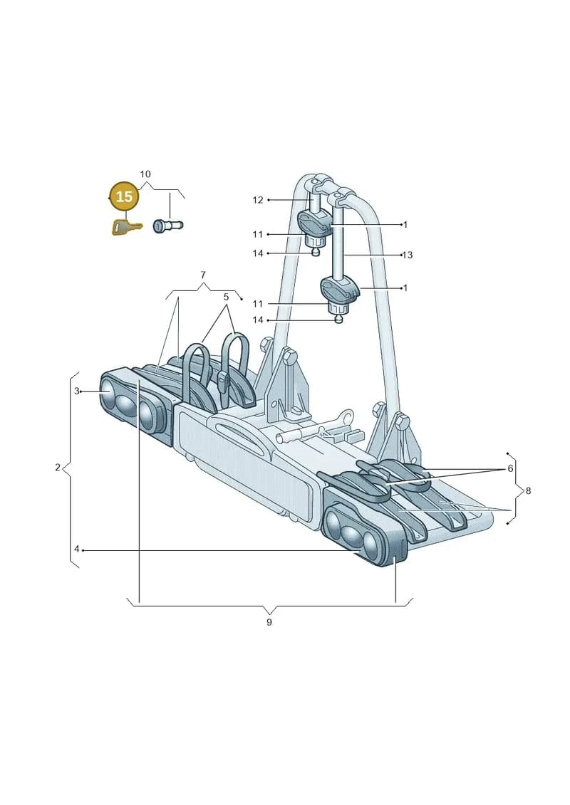 8R0071891E — Audi A7 Sportback (2014-2018) diagram 778071660, position 15