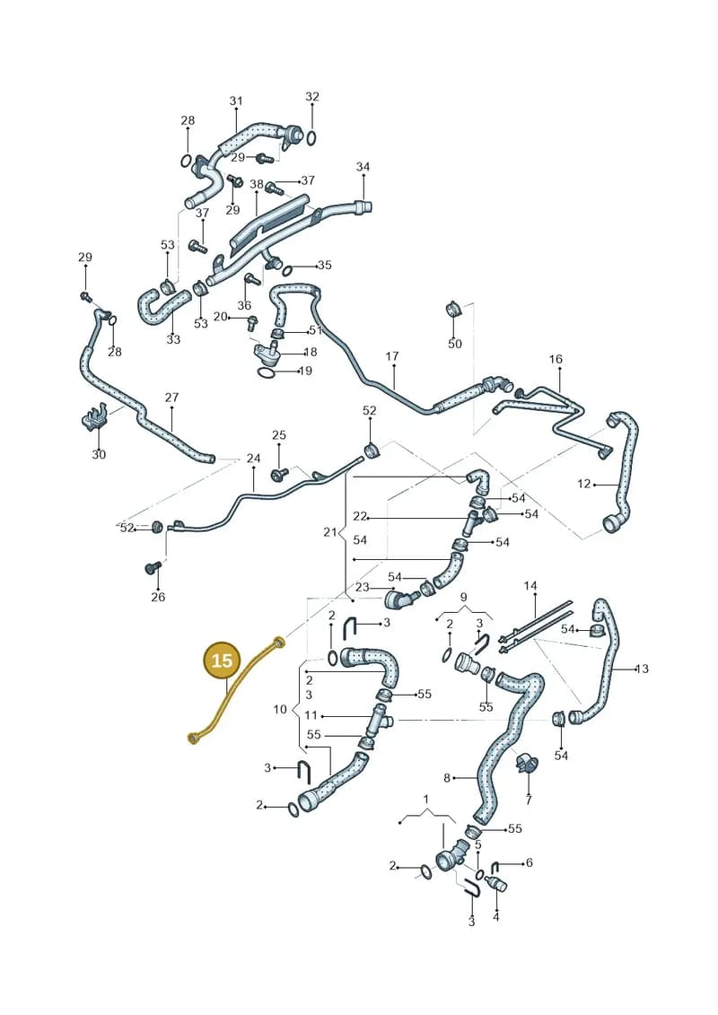 8R0121081AQ — Audi Q5 (2009-2018) diagram 687121045, position 15