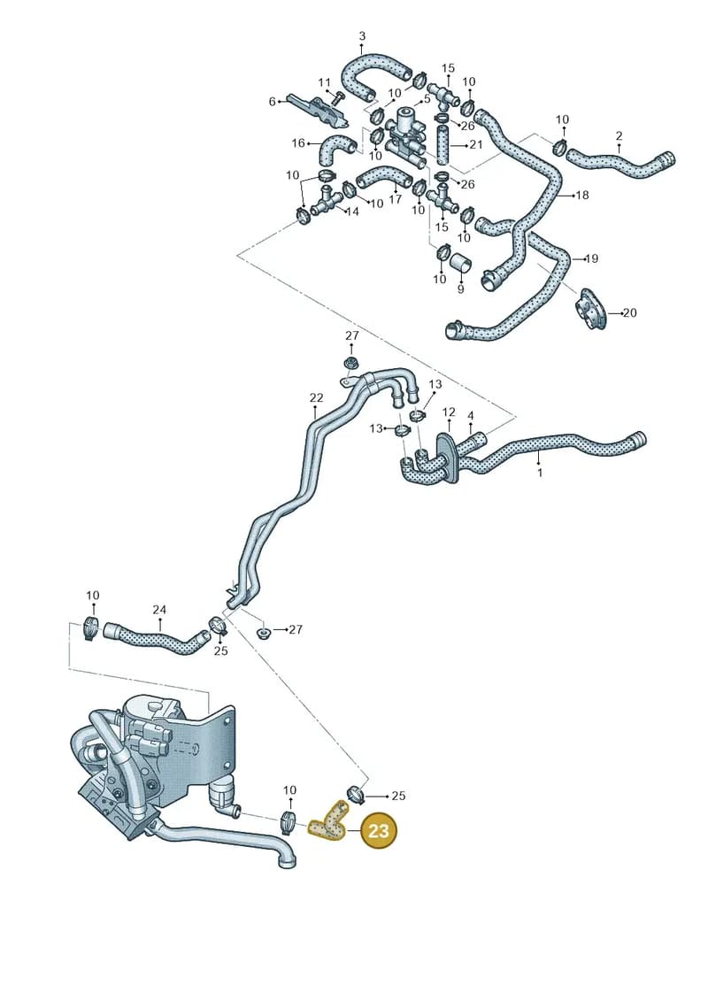 8R0265351G — Audi Q5 (2009-2018) diagram 620261250, position 23