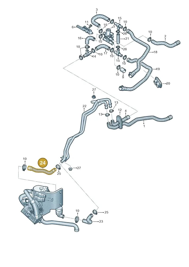 8R0265353C — Audi Q5 (2009-2018) diagram 620261250, position 24