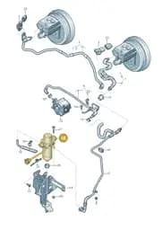 8R0614215 Audi Electric Vacuum Pump for Brake