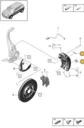 8R0615269A Audi Spring