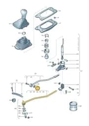 8R0711151A Audi Selector Shaft