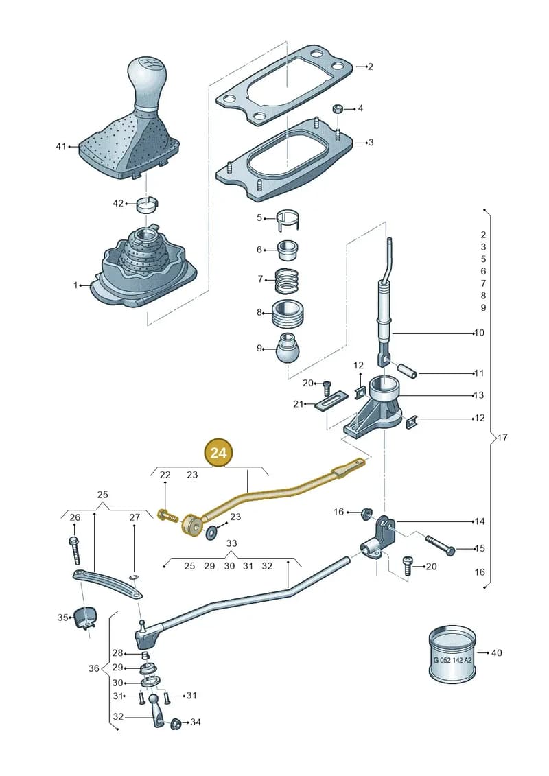 8R0711271C — Audi Q5 qu. 2.0 TDI (2012-2017) diagram 670711400, position 24