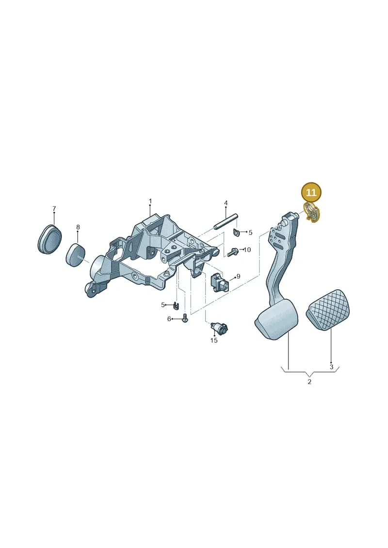 8R0721083A — Audi Q5 qu. 2.0 TDI (2012-2017) diagram 647723350, position 11