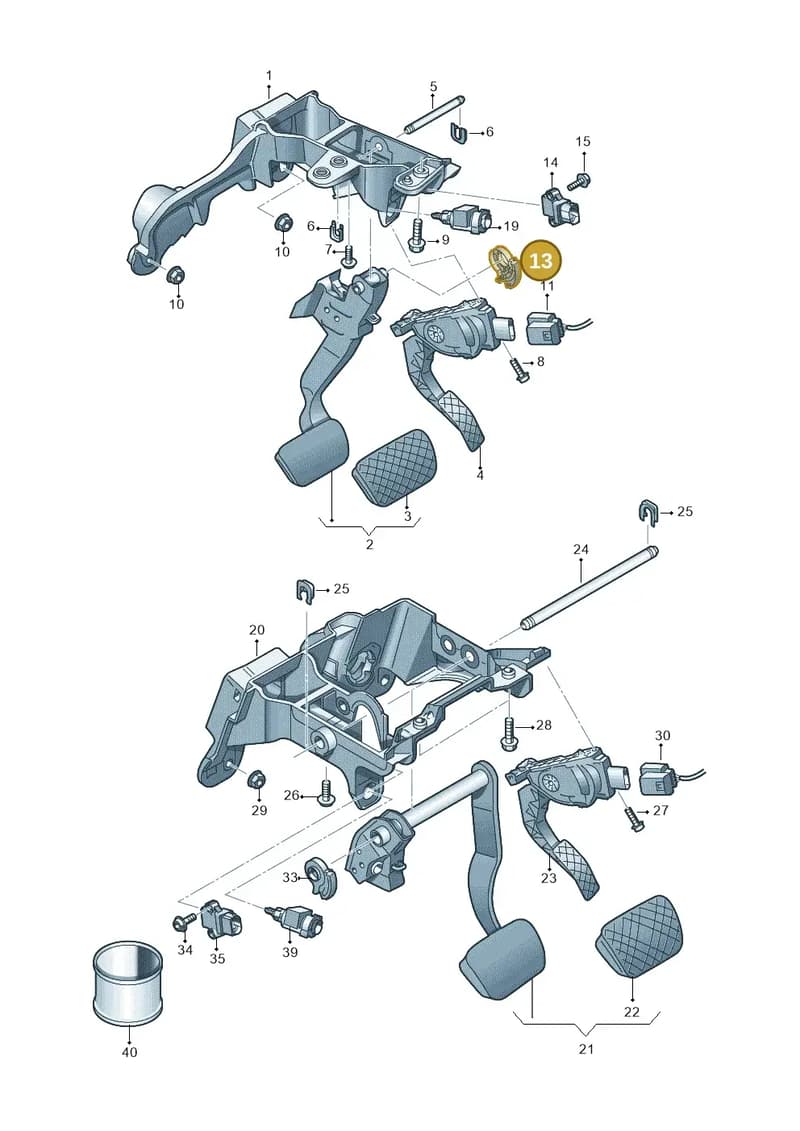 8R0721083A — Audi A8 (2013-2018) diagram 771723350, position 13