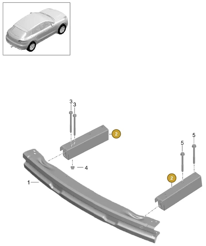 8R0807331B — Porsche Macan (2013-2018) diagram p44802030, position 2
