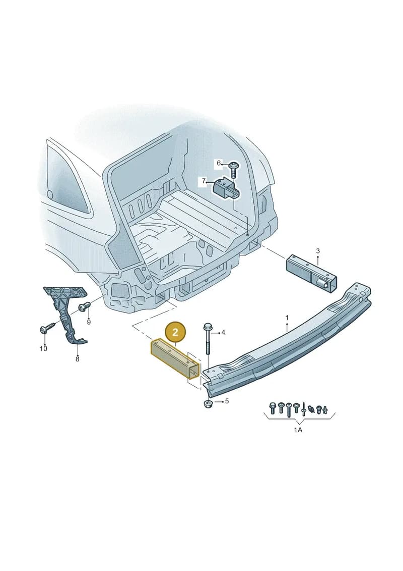 8R0807331D — Audi Q5 qu. 2.0 TDI (2012-2017) diagram 647807500, position 2