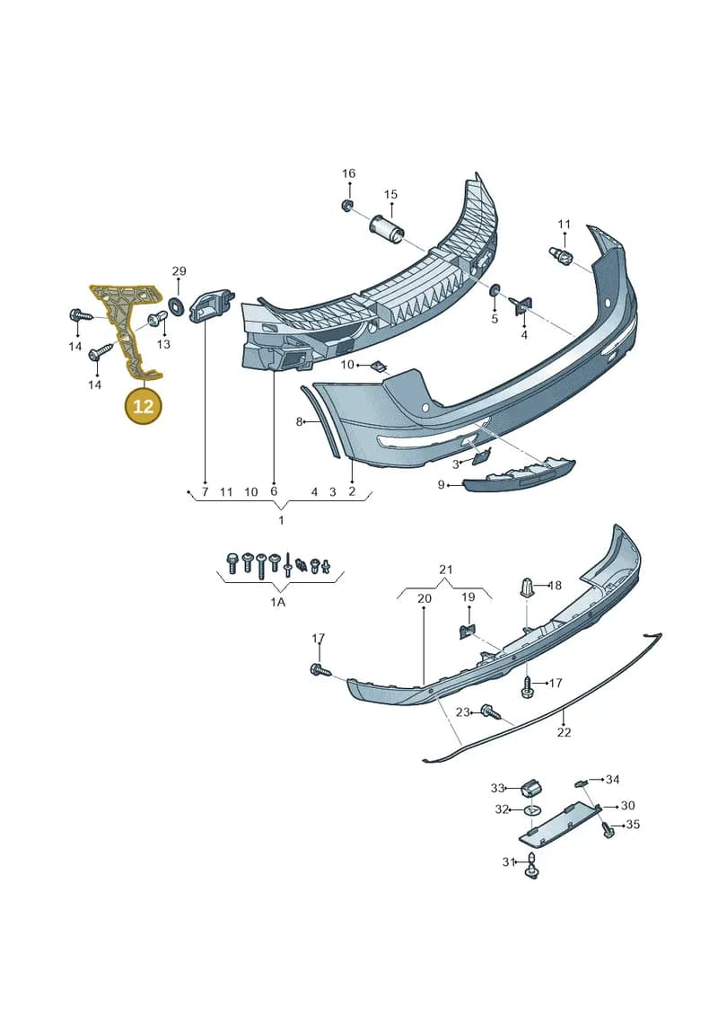 8R0807453C — Audi Q5 qu. 2.0 TDI (2012-2017) diagram 751807900, position 12