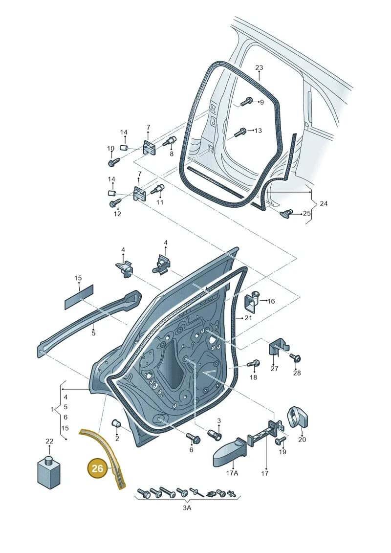8R0839981C — Audi Q5 qu. 2.0 TDI (2012-2017) diagram 751833100, position 26