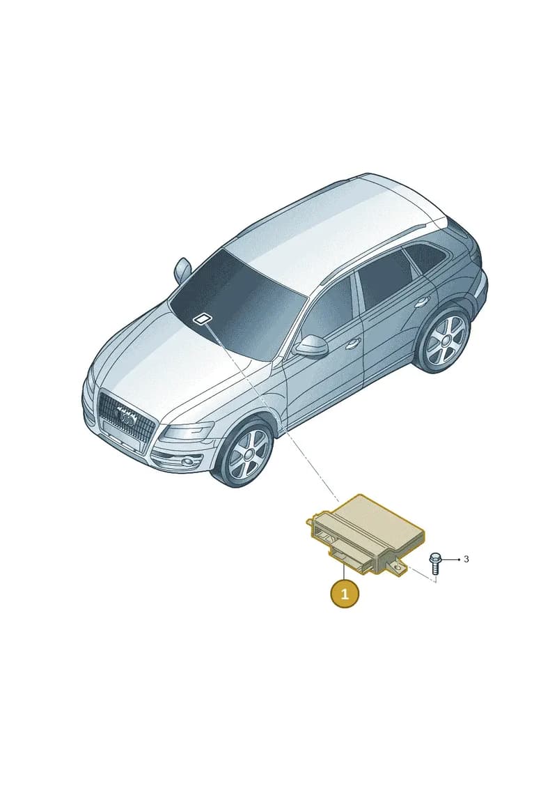 8R0907468AC — Audi Q5 qu. 2.0 TDI (2012-2017) diagram 751907000, position 1