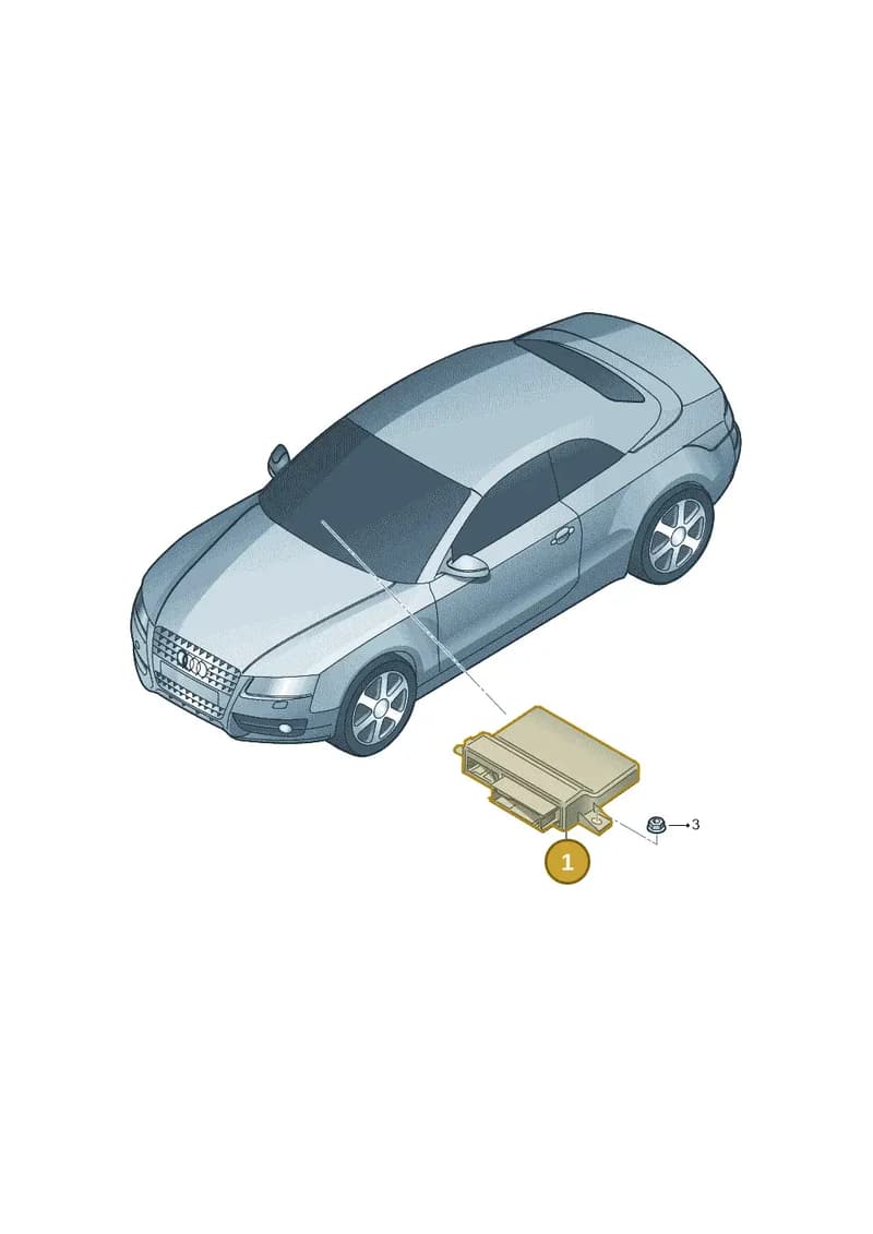 8R0907468AE — Audi A5 Cabrio 2.0 (2011-2017) diagram 725907000, position 1
