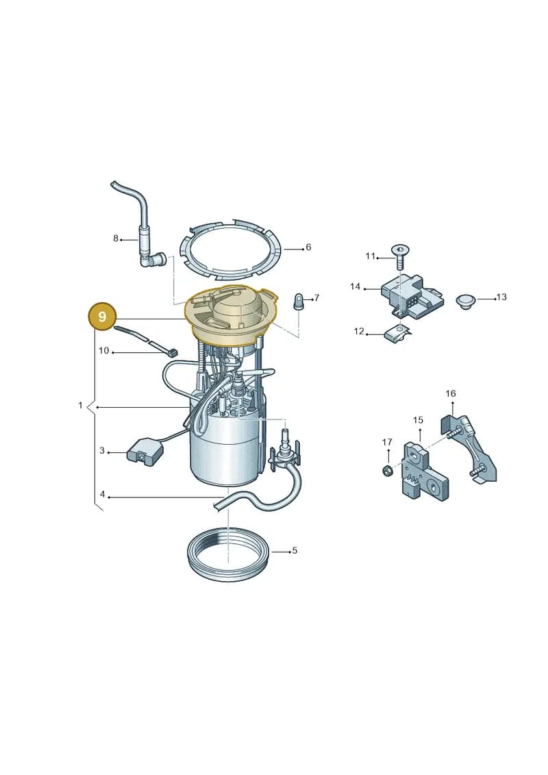 8R0919679E — Audi Q5 (2009-2018) diagram 647919350, position 9
