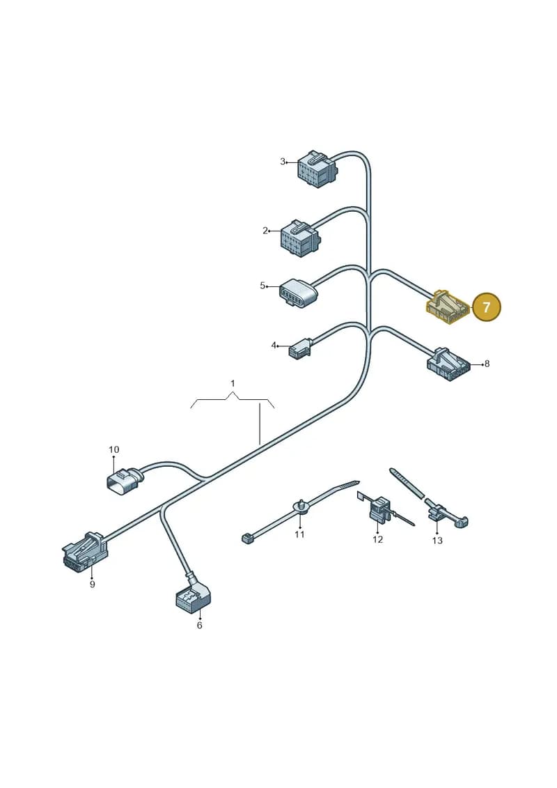 8R0973605A — Audi RS6 Avant (2019-2025) diagram 435972900, position 7
