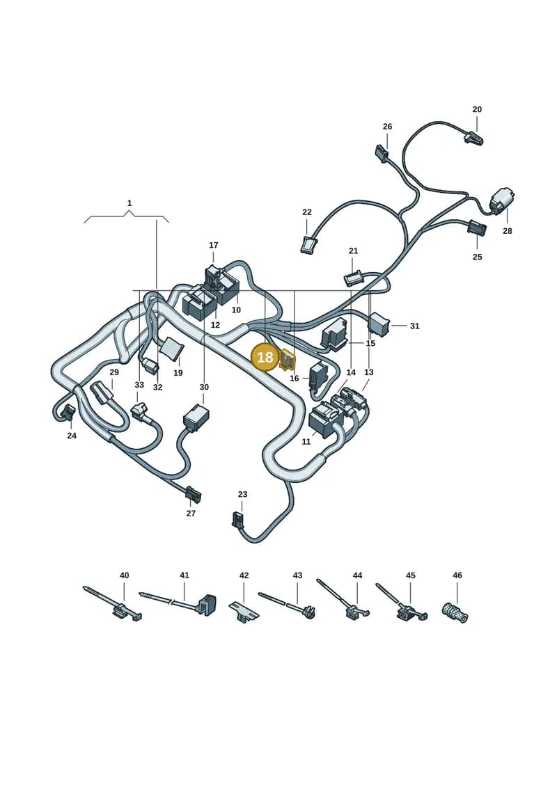 8R0973605A — Audi A5 Limousine (2024-2025) diagram 8wk972900, position 18