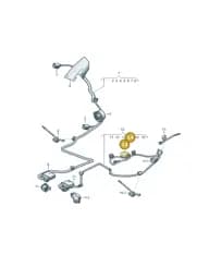 8R0973752 Audi Housing