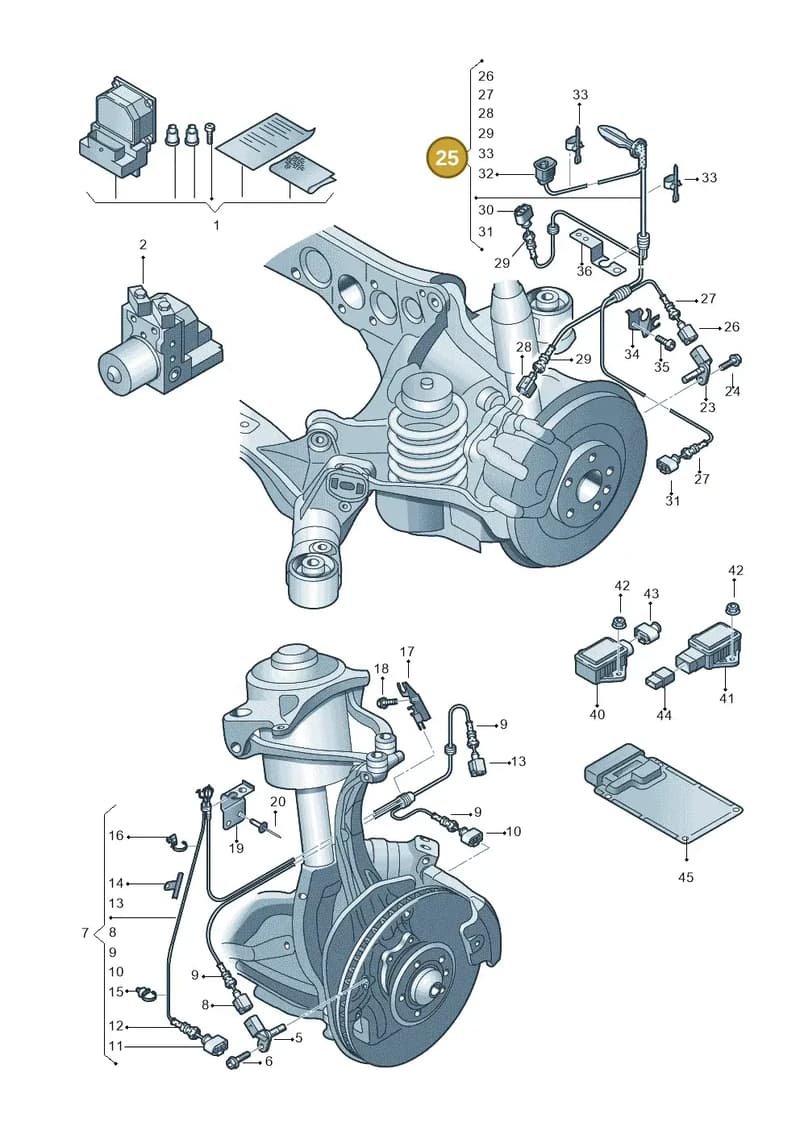8R1972253A — Audi Q5 qu. 2.0 TDI (2012-2017) diagram 636927000, position 25