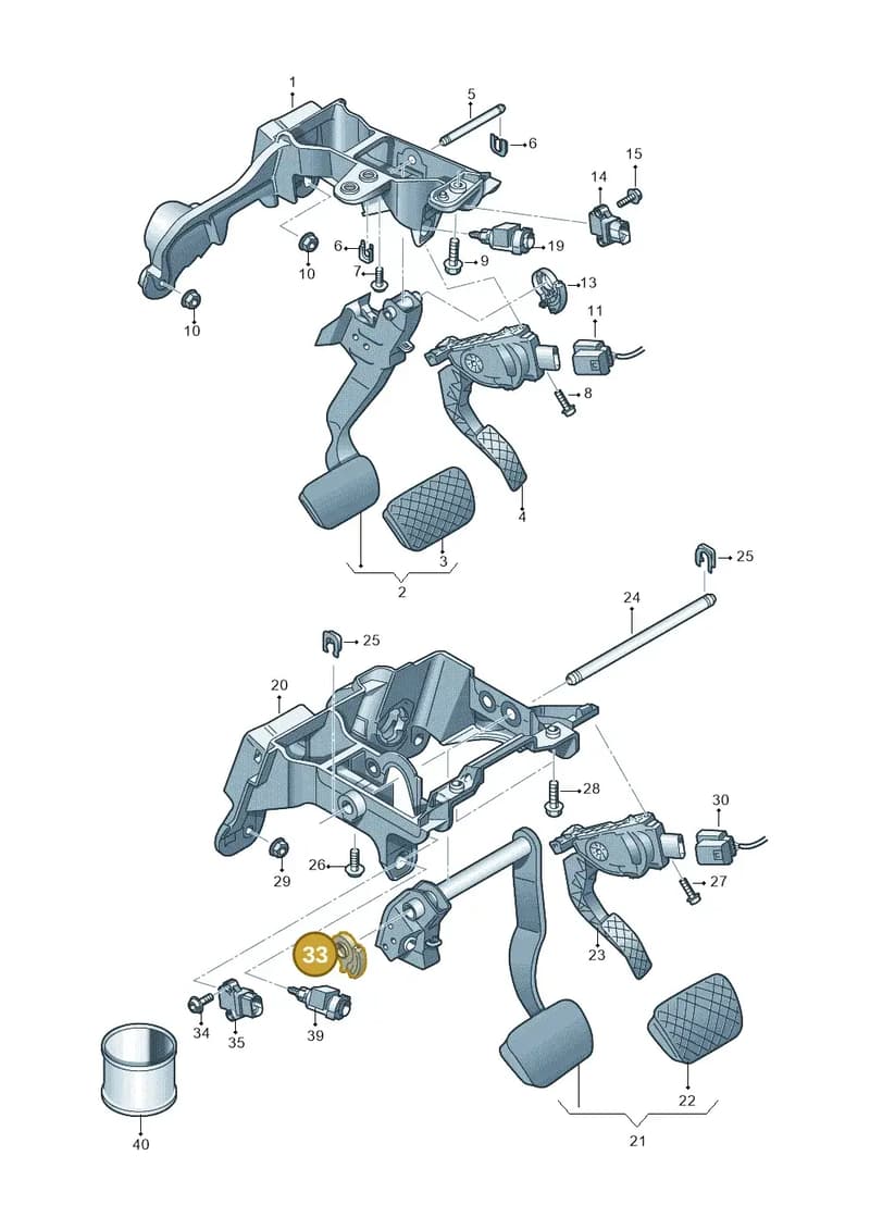 8R2721083 — Audi A8 (2013-2018) diagram 771723350, position 33