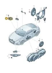 8S0035453A Audi Loudspeaker