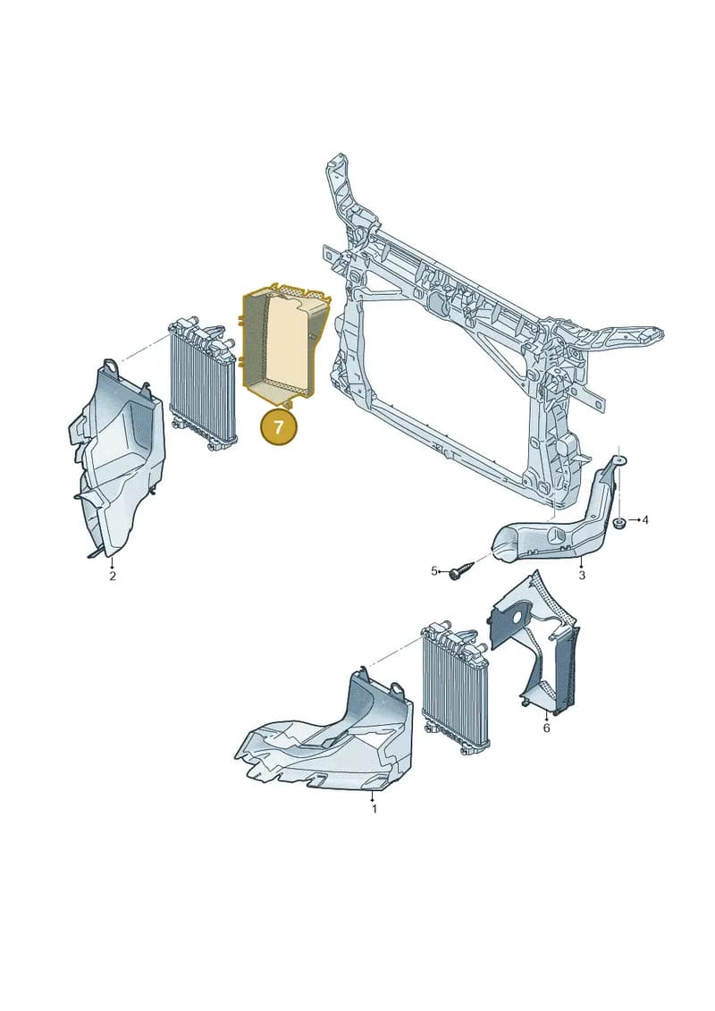 8S0117340B — Audi A3 Sportback (2016-2020) diagram 890000030, position 7