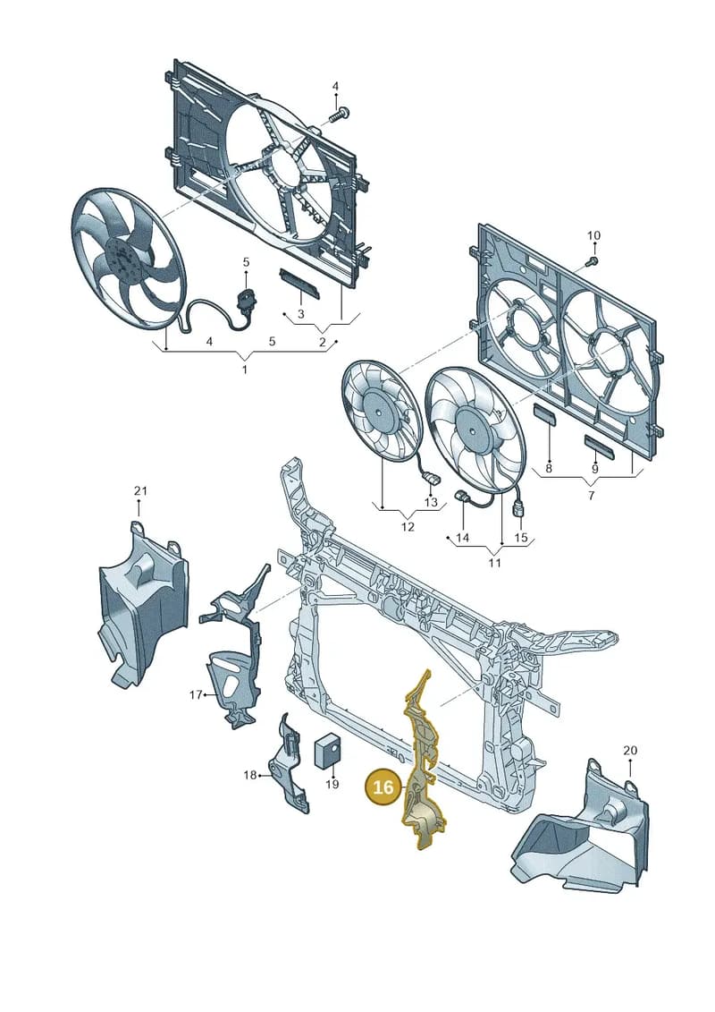 8S0121283J — Audi TTS (2014-2023) diagram 850121920, position 16
