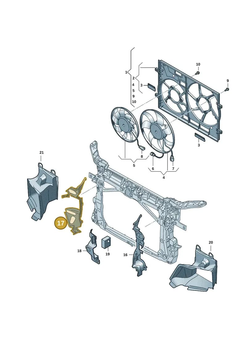 8S0121284F — Audi TTS (2014-2023) diagram 850121915, position 17