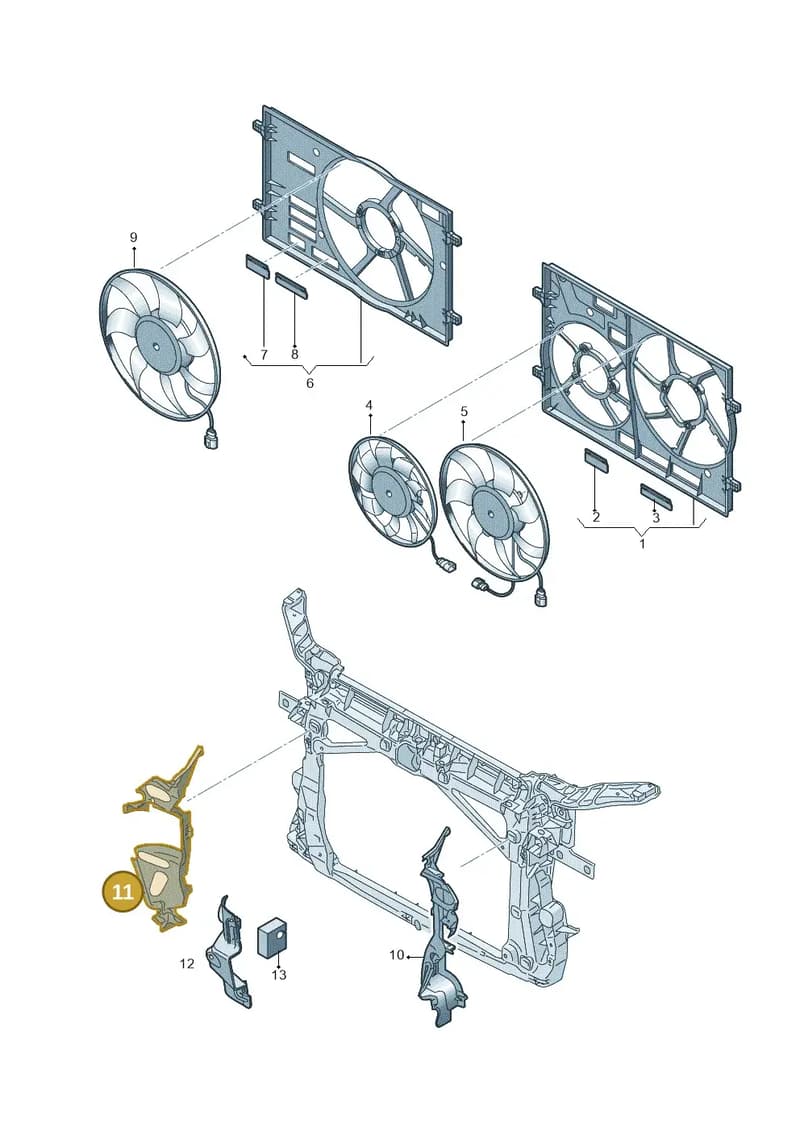 8S0121284 — Audi TTS (2014-2023) diagram 850121910, position 11