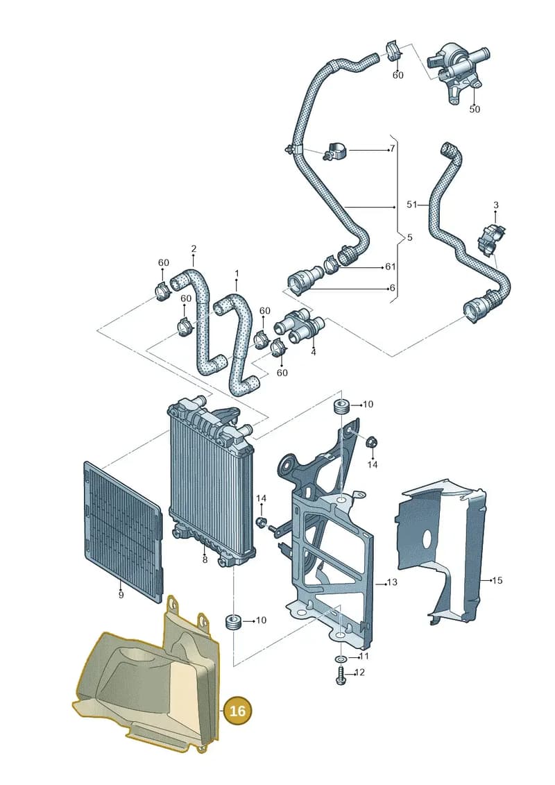 8S0121673 — Audi TTS (2014-2023) diagram 850121420, position 16