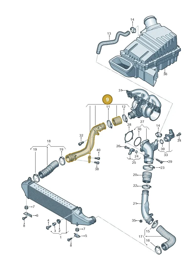 8S0145674E — Audi RS Q3 Sportback (2019-2024) diagram 898145800, position 9