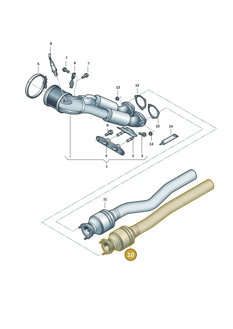 8S0254503BX — Audi RS Q3 Sportback (2019-2024) diagram f3z253400, position 10