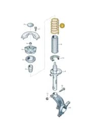 8S0411105AS Audi Coil Spring