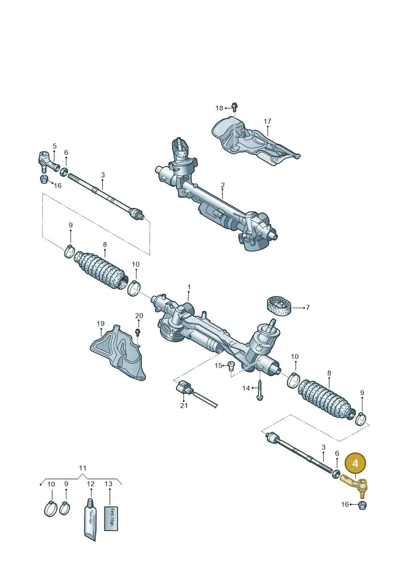 8S0423811A — Audi TT RS (2016-2023) diagram 745423000, position 4