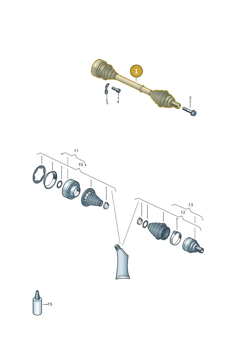 8S0501203 — Audi TT RS (2016-2023) diagram 898501100, position 1