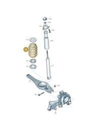 8S0511115AN Audi Coil Spring