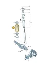 8S0511115DG Audi Coil Spring